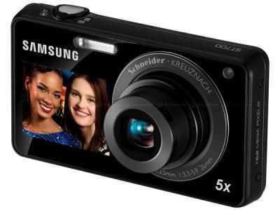 CAMERA DIGITAL SAMSUNG 14.2MP PRETA 2 DISPLAYS